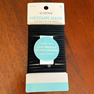 GIMME 20 Bands Fine Hair Ties | No Break Microfiber Fine Hair Elastics New